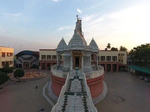 Temple - 4K Video - Aerial Stock Footage 82413853
