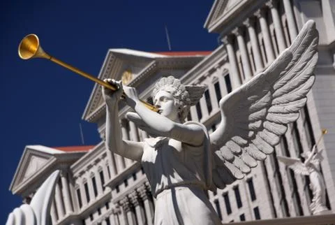 Temple angels Stock Photos