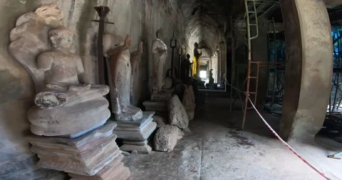 Temple Angkor Cambodia Stock Footage 159176713