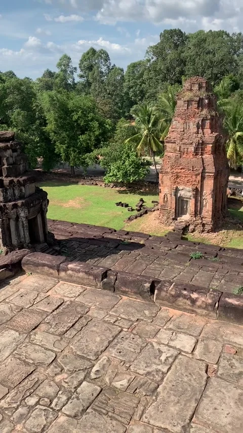 Temple in Angkor Stock Footage 340665452
