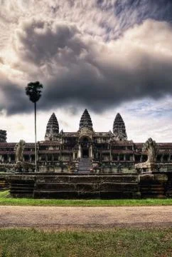 Temple in Ankor Wat Stock Photos