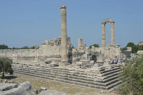 The Temple of Apollo Stock Photos