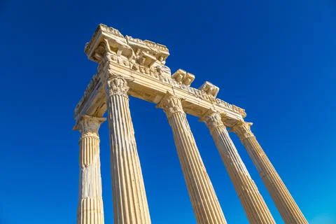 Temple of Apollo in Side, Turkey Stock Photos