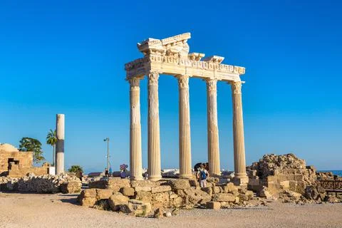 Temple of Apollo in Side, Turkey Stock Photos