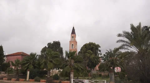 Temple of the Apostle Peter and Righteous Tabitha.Russian Spiritual Mission Stock Footage 59220293