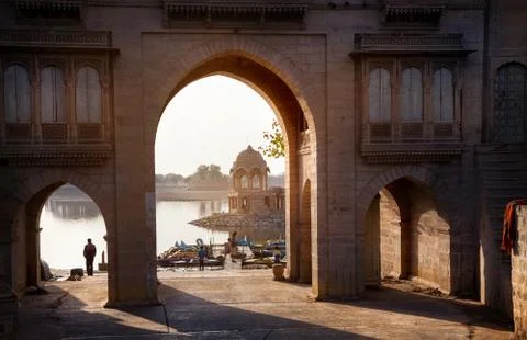 Temple Arch in India Stock Photos