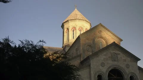 Temple architecture of Georgia. Stock Footage 262255151