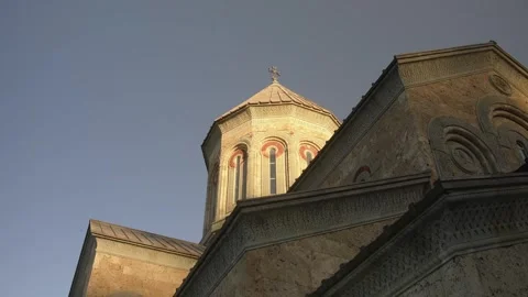 Temple architecture of Georgia. Stock Footage 262256860