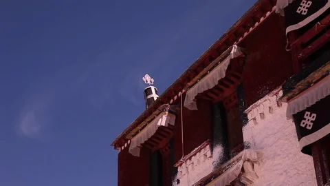 Temple Architecture, Lhasa, Tibet Vidéo 77991967
