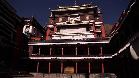 Temple Architecture, Lhasa, Tibet Vidéo 77994768