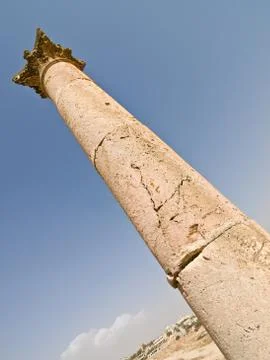 Temple of Artemis, Jerash Stock Photos