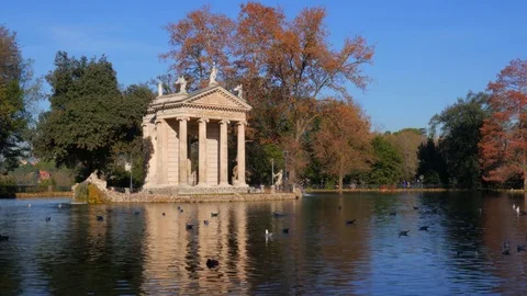 Temple of Asclepius Stock Footage 77137053