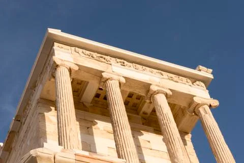 Temple of athena nike Stock Photos