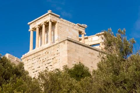 Temple of athena nike Stock Photos
