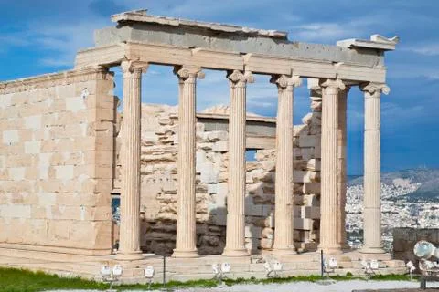 Temple of athena Stock Photos