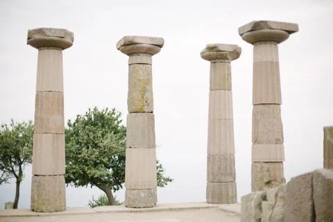 Temple of Athena Stock Photos