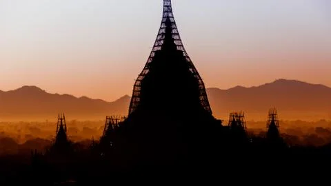 Temple of Bagan Stock Photos