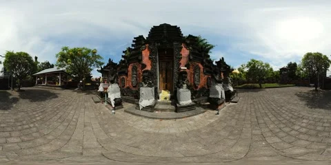 Temple in Bali. 360 panorama VR. Stock Footage 222962798