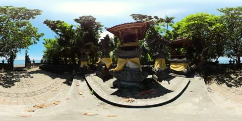 Temple in Bali. 360 panorama VR. Stock Footage 222965229