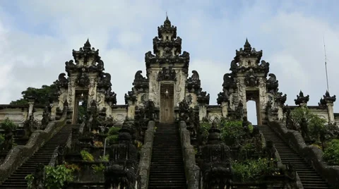Temple Bali Door MS V006 스톡 동영상 33913090
