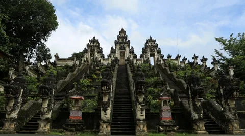 Temple Bali Door V005 Stock Footage 33914099