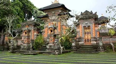 Temple in Bali Stock Footage 781997