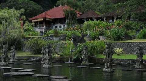 Temple Bali V004 Stock Footage 33916240