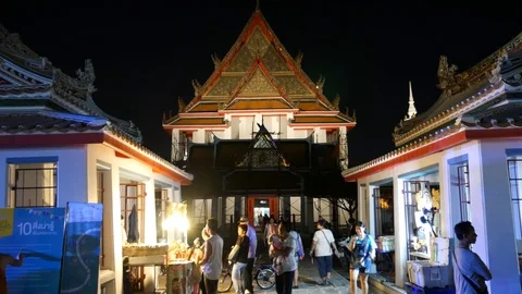 Temple in Bangnkok Stock Footage 103830501