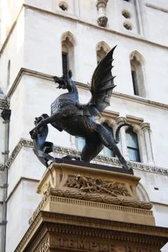 Temple Bar Dragon Stock Photos