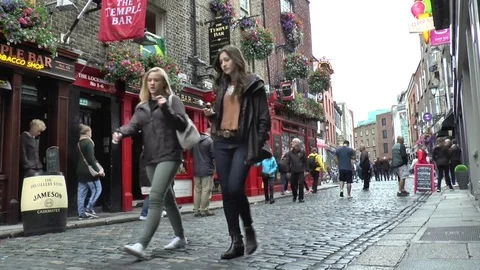 Temple Bar Dublin 스톡 동영상 79426393