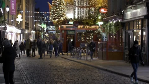 TEMPLE BAR DUBLIN Stock Footage 266935136