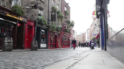 Temple Bar - Dublin, Ireland Stock-Footage 80900499