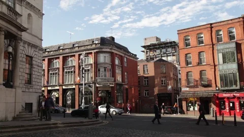 Temple Bar - Dublin, Ireland Stock-Footage 80900655