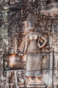 Temple Bayon Stock Photos
