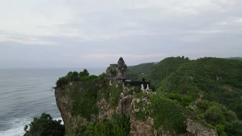 Temple on the beach Stock Footage 147084648