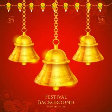 Temple Bell Stock Illustration
