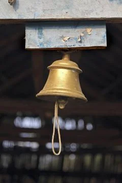 Temple Bell Foto stock