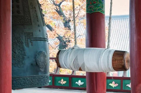 Temple bell Stock Photos