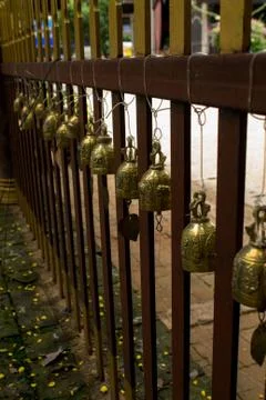Temple bell Stock Photos
