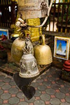 Temple bell Stock Photos