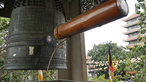 Temple Bell Vietnam Stock-Footage 108258239