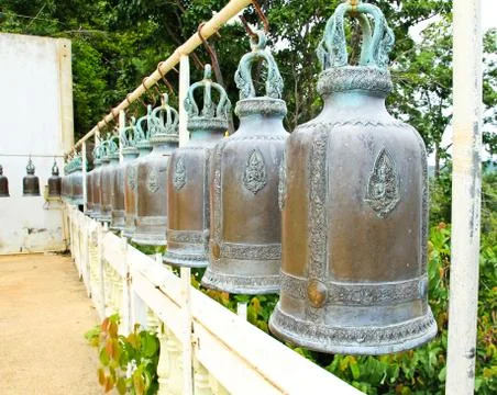 Temple bells Stock Photos