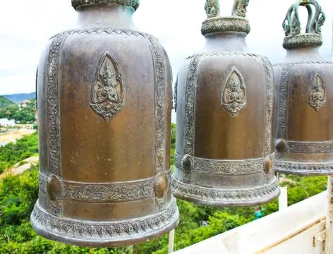 Temple bells Stock Photos