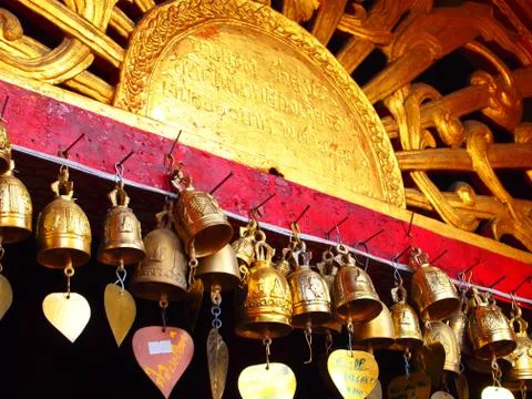 Temple bells Stock Photos