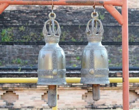 Temple bells Stock Photos