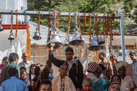 Temple bells Foto stock