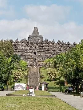 The Temple of Borobudur Foto stock