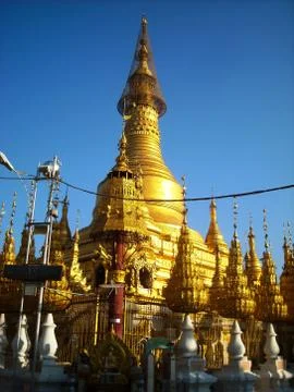 A temple in burma Stock Photos