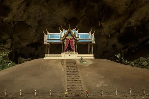 The Temple in the cave Stock Photos