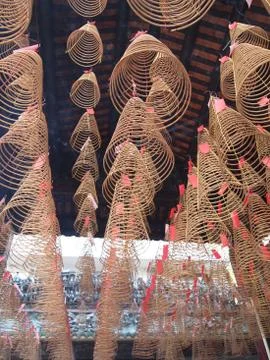 Temple ceiling Stock Photos